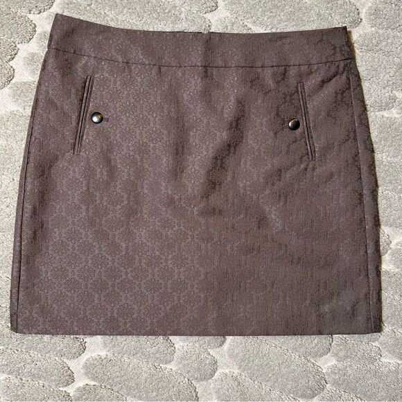 Ann Taylor Loft taupe skirt 💗 NWT 💗 fully lined💗 zipper 💗 size 10 - Picture 1 of 7